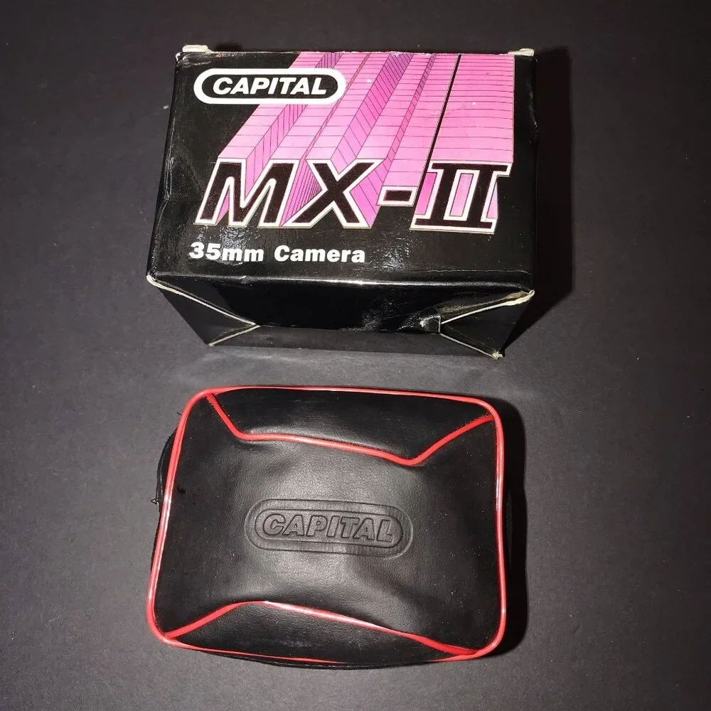 Capital MX-II 35mm Film Camera With 50mm f/6 Lens & Original Box-NEW